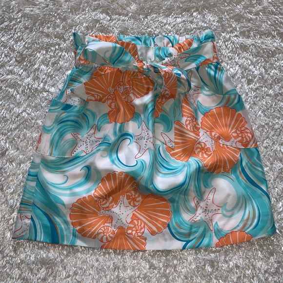 Lilly Pulitzer Dresses & Skirts - ⭐️🔻Lilly Pulitzer Seashell Silk Skirt